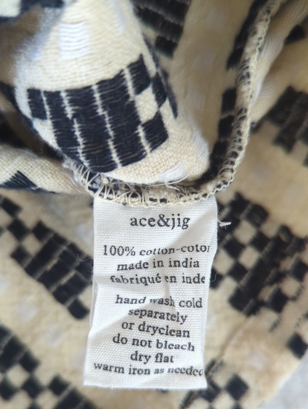 Ace & Jig Marfa Top in Charm Size Medium M Geometric Boho Crop - Picture 4 of 8